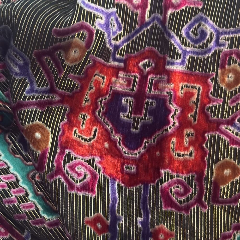 Moulinette Soeurs Black‎ and Multicolor Mini Dress